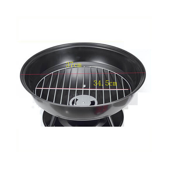 Wholesale Foldable Detachable Outdoor Smokers Round Portable Charcoal Camping Grill Traveling Mini Barbecue Grill