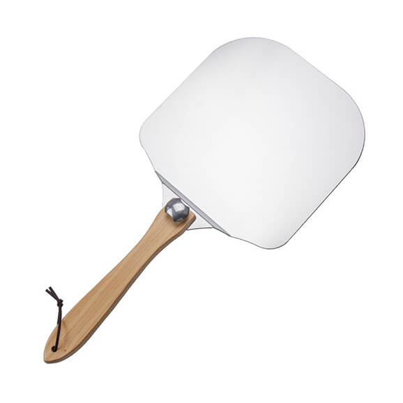 Hot sale aluminum foldable square wood handle pizza peel pizza shovel