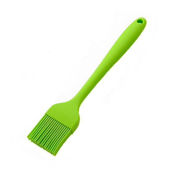 Cooking Bakeware 21cm Outdoor High Temperature Resistant Food-grade Silicone Long Handle BBQ Grill Brush