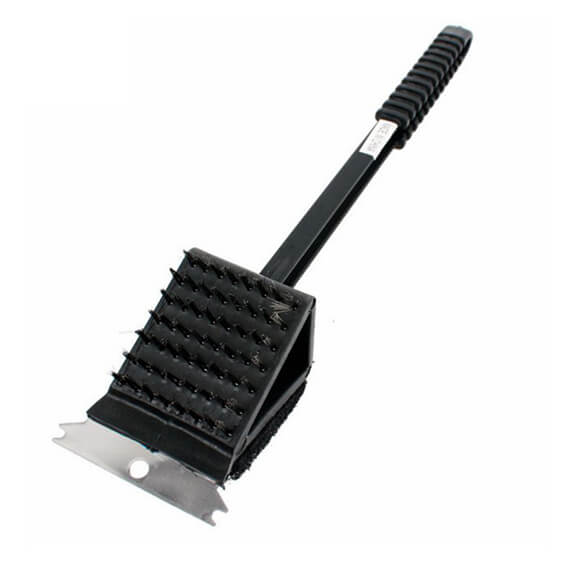 Safe Stainless Steel Barbecue Steam Cleaning Brush BBQ Grill Brush and Scraper