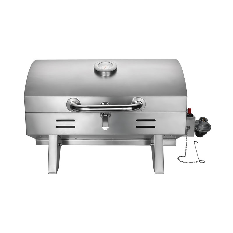 Best quality one-burner gas grill stainless steel outdoor/indoor use electronic ignition design safe and convenient