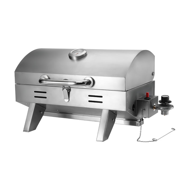 Best quality one-burner gas grill stainless steel outdoor/indoor use electronic ignition design safe and convenient