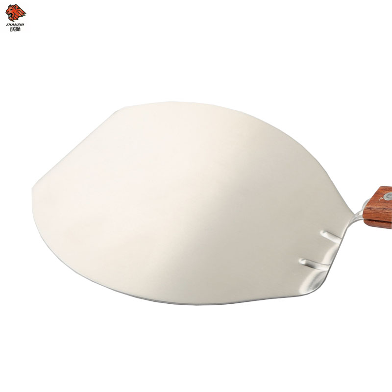 Hot selling round metal pizza peel Stainless steel Pizza Shovel OEM & ODM welcome