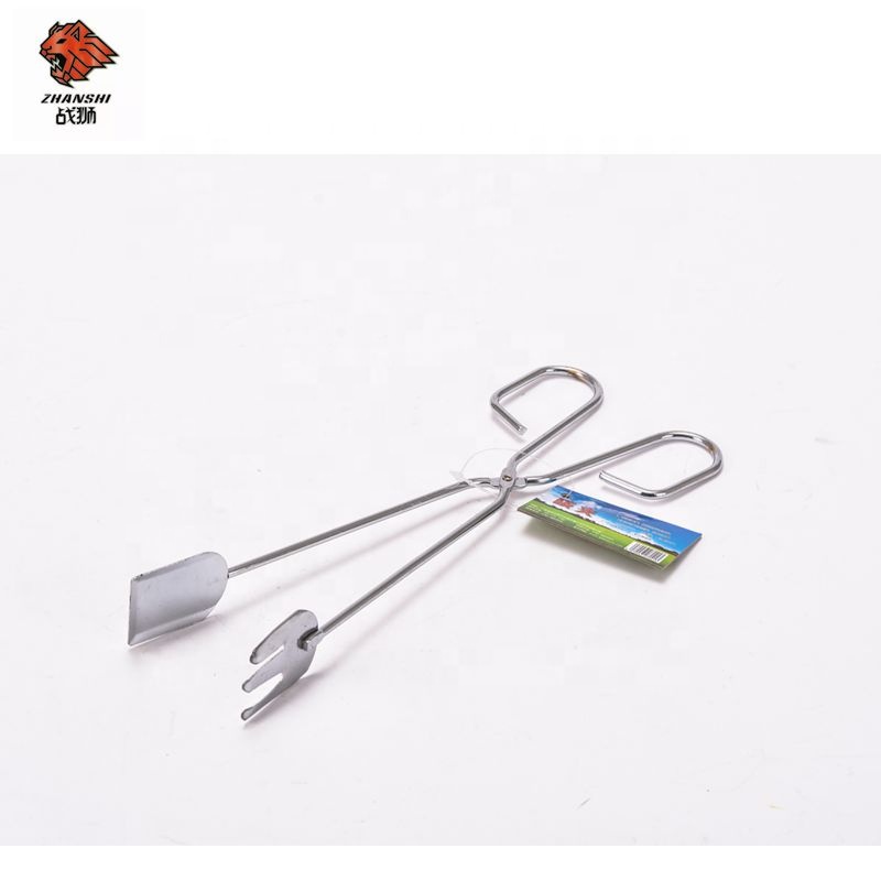 Wholesale High Quality Kitchen Accessories Health Carbon Clips Stainless Steel Fire Plier bbq grill tongs Barbecue Food Plie