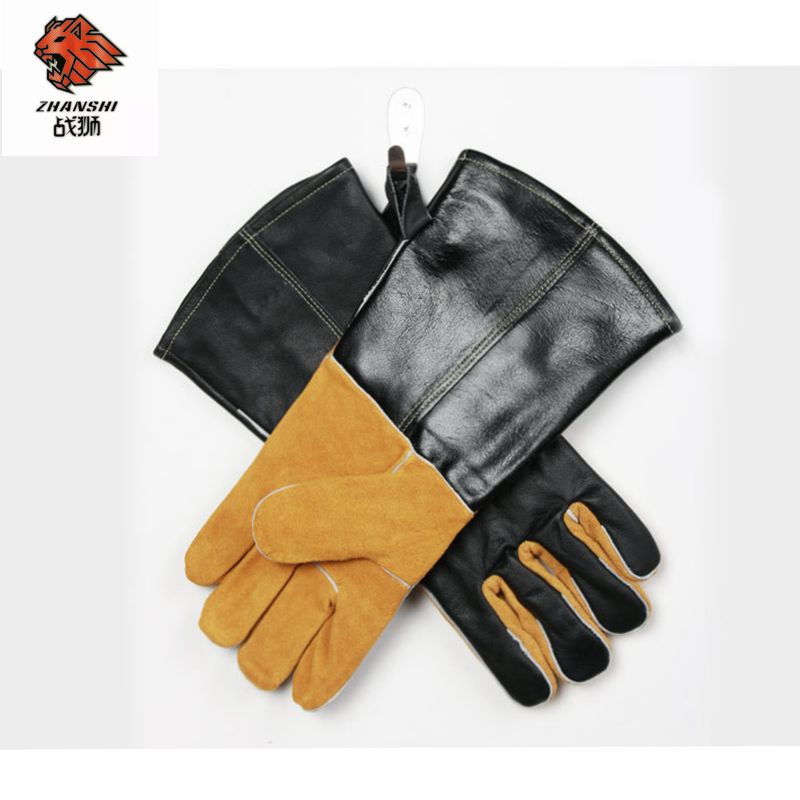 932F Fireproof leather bbq grill gloves outdoor Barbecue Baking Cooking Grill Oven Heat Resistant BBQ Gloves