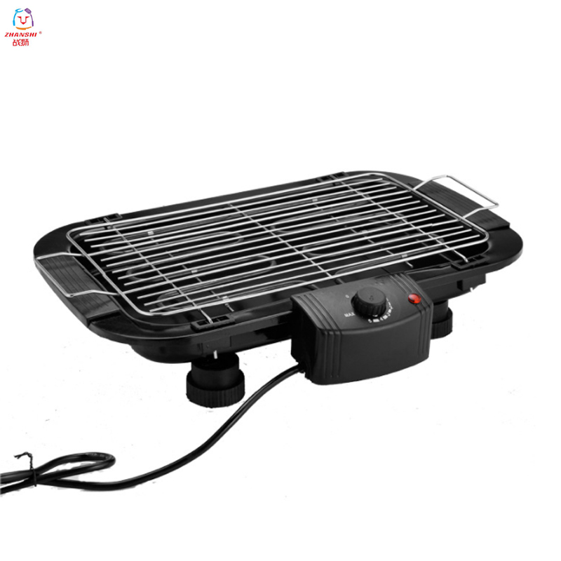 Easily Cleaned Smokeless Adjustable temperature electric barbecue BBQ grill