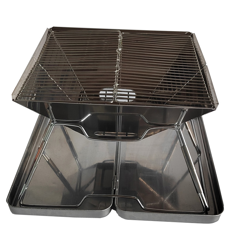 Hot sale wholesale Portable Grill Barbecue Mini Foldable BBQ Charcoal Grill