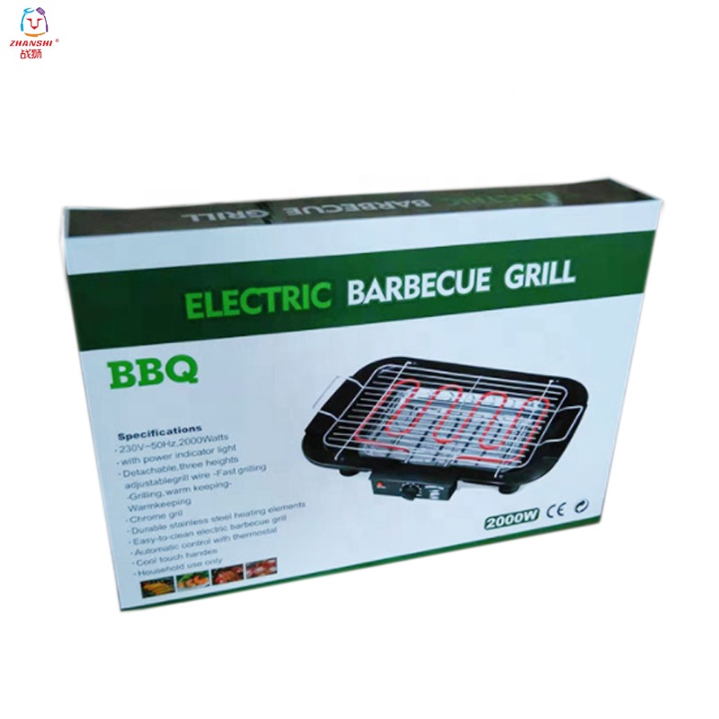 220V Portable Table Pot Korean Electric BBQ Grill Eco-friendly Smokeless Household Electric bbq grill