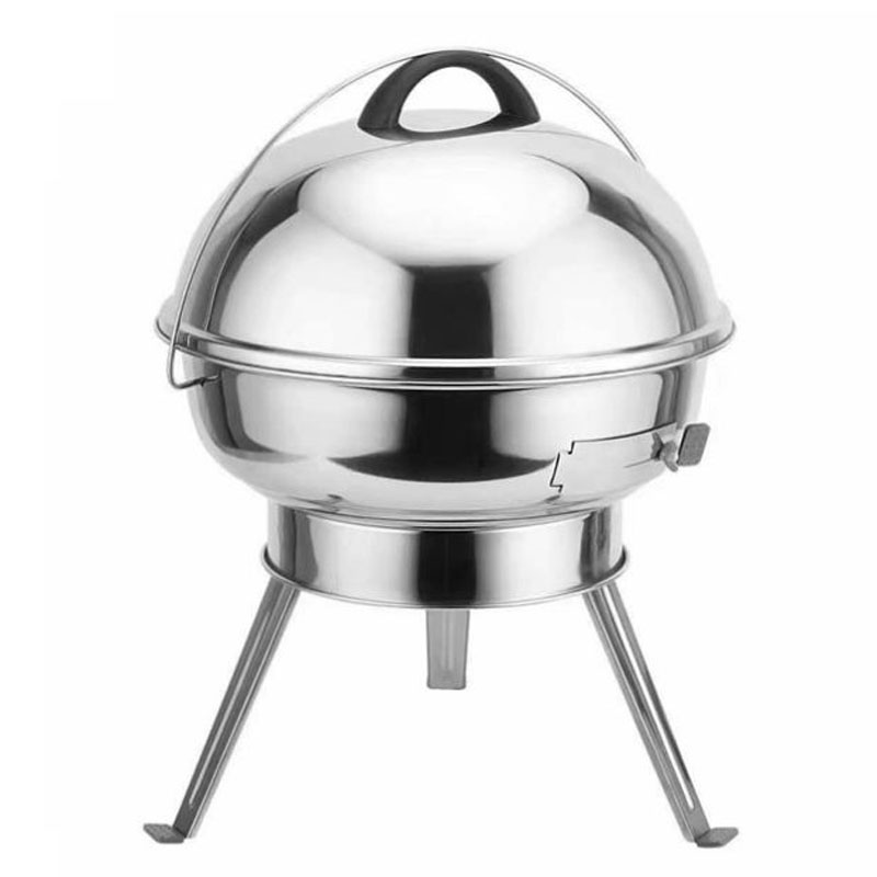 Wholesale custom design kitchen equipment tripod grill Korean charcoal adjustable outdoor Charcoal BBQ Grill