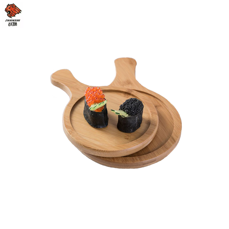 Hot Sale Round Pizza Peel Natural Bamboo Wooden Chopping Pizza Peel for Kitchen Restaurant