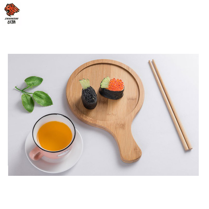 Hot Sale Round Pizza Peel Natural Bamboo Wooden Chopping Pizza Peel for Kitchen Restaurant