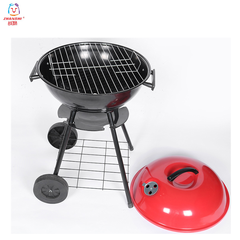 Black Mini Portable Bbq Charcoal Grill Outdoor Kitchen Barbecue Stove High Quality