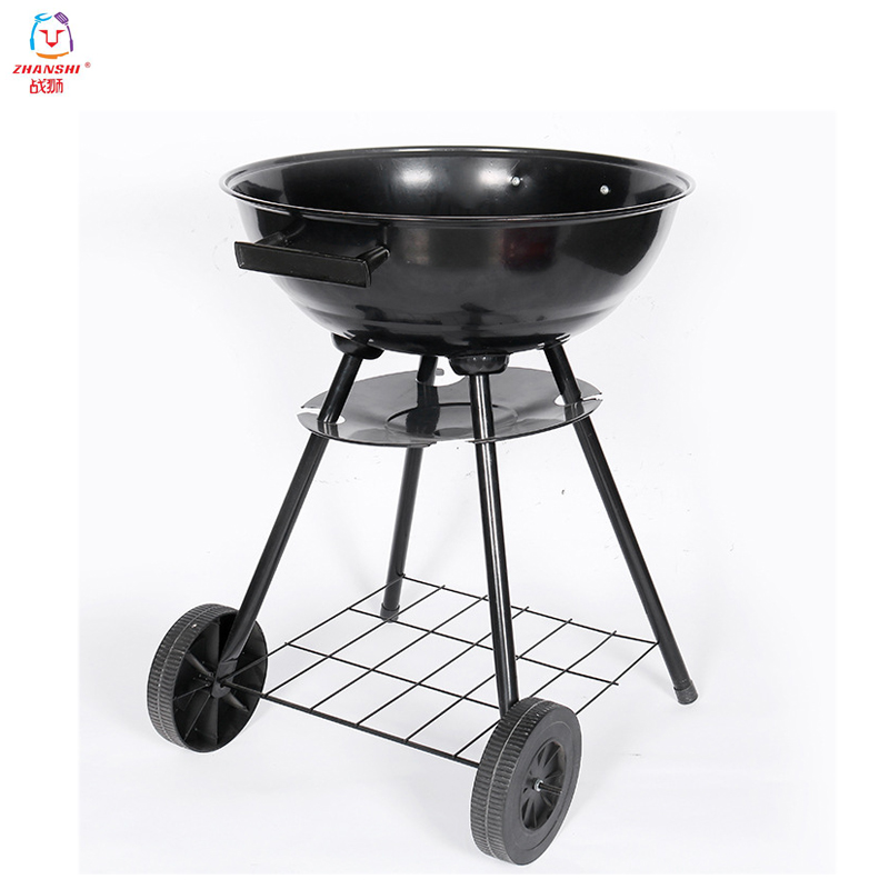 Black Mini Portable Bbq Charcoal Grill Outdoor Kitchen Barbecue Stove High Quality