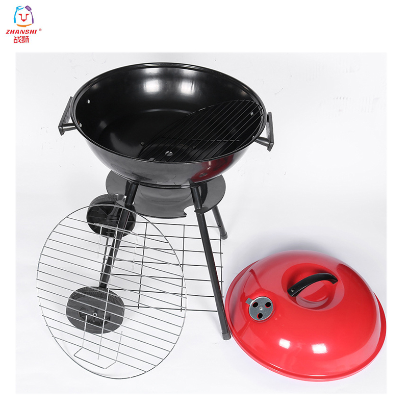 Black Mini Portable Bbq Charcoal Grill Outdoor Kitchen Barbecue Stove High Quality