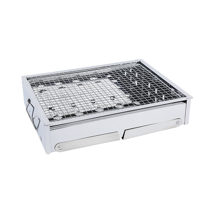 Easy Clean Charcoal Grill Stainless Steel Portable Folding Barbecue Grill