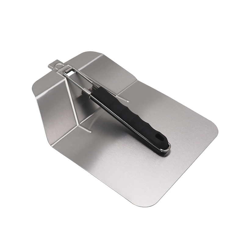 Wholesale Stainless Steel Square Pizza Peel Folding Pizza Spatula Transfer Pizza