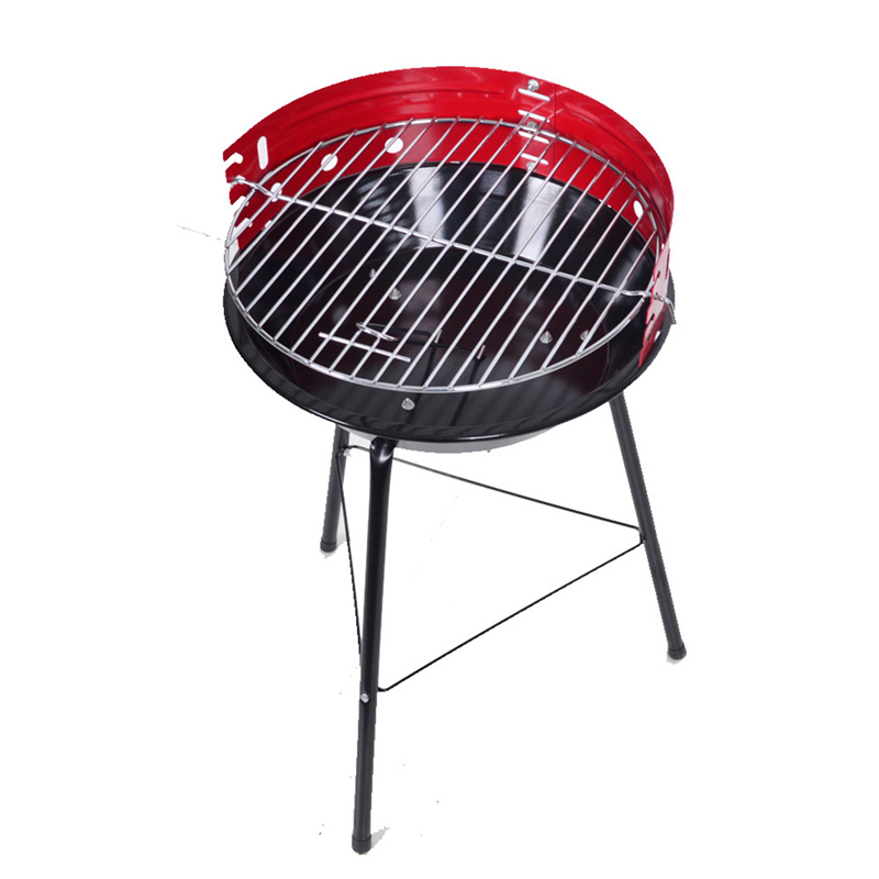 Customized Portable Barbeque Charcoal Grill Mini Triangle Barbecue Rack For Sale