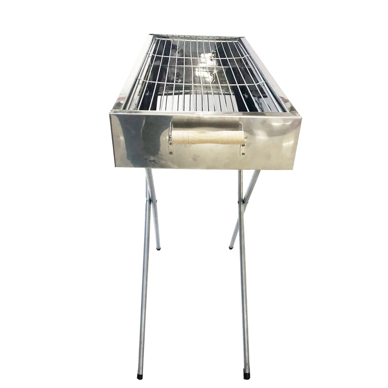 Hot selling outdoor camping portable box type barbecue grill home use charcoal BBQ grill