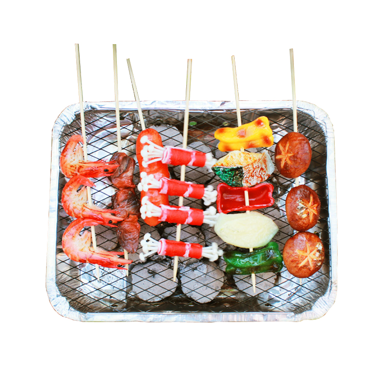 Barbecue BBQ tools outdoor garden picnic camping smokeless aluminum foil pan instant disposable charcoal bbq grills