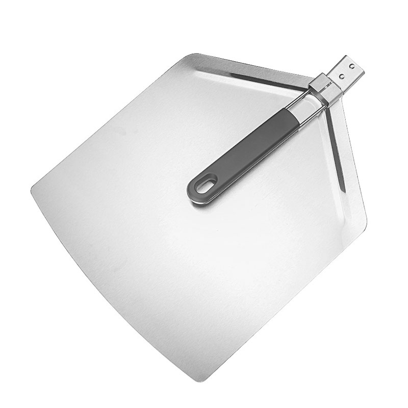 Competitive Price Turning Pizza Peel Foldable Accessories Stainless Steel Pizza Shovel