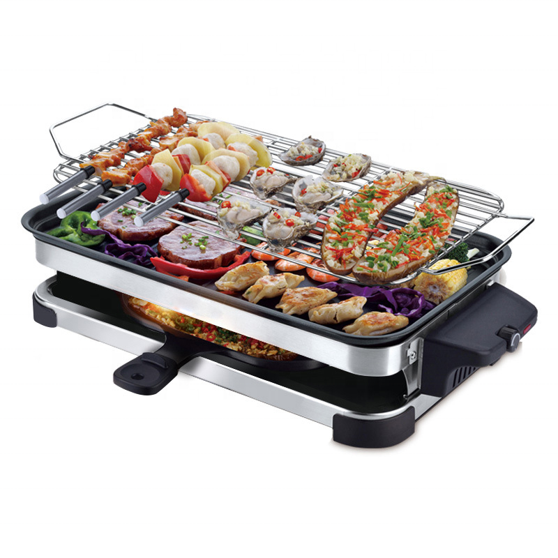 Top Quality And Good Price Smokeless Electric Bbq Grill Non-Stick Electric Grill