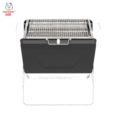 Factory Direct Portable Suitcase BBQ Grill Custom Foldable Camping Charcoal Grill Wholesale