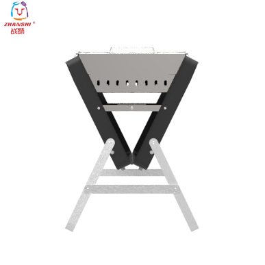 Factory Direct Portable Suitcase BBQ Grill Custom Foldable Camping Charcoal Grill Wholesale