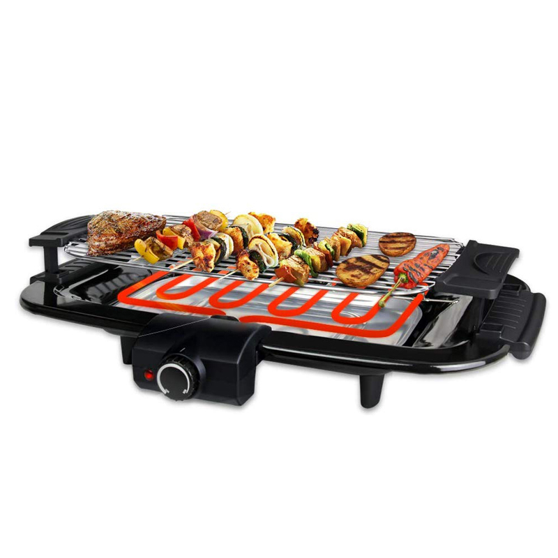 High Quality Mini Smokeless Electric BBQ Barbecue Grill Adjustable Height