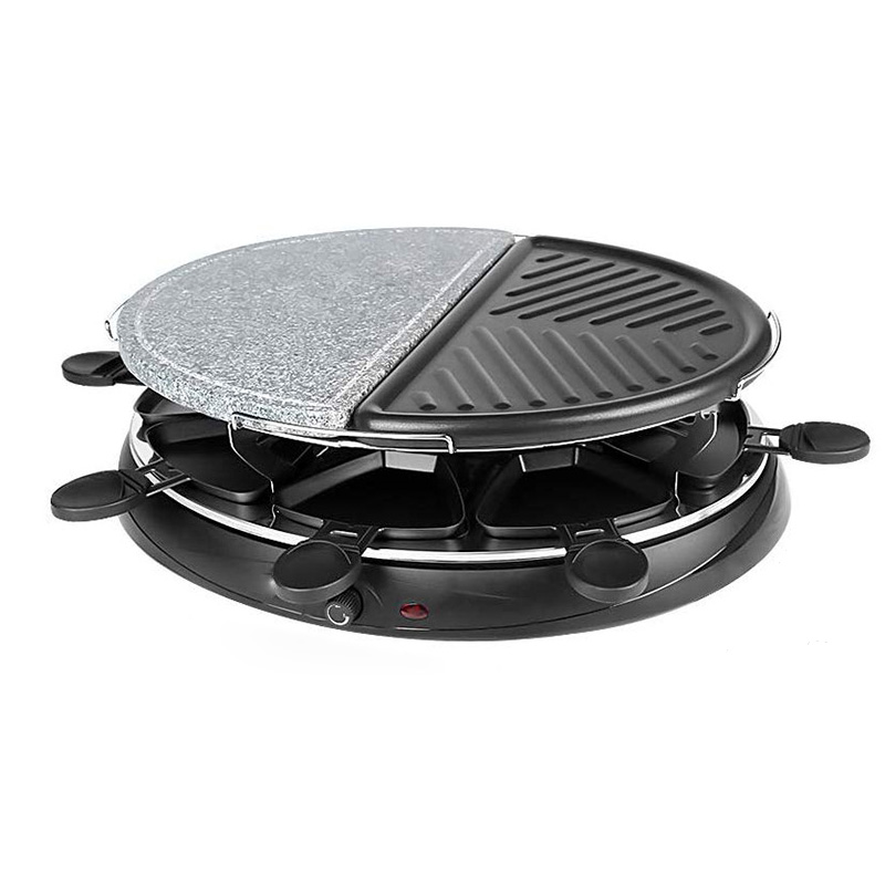 Stone Plate Griddle Barbecue Multifunction Indoor BBQ Table Meat Grill Electric Smokeless Raclette Grill