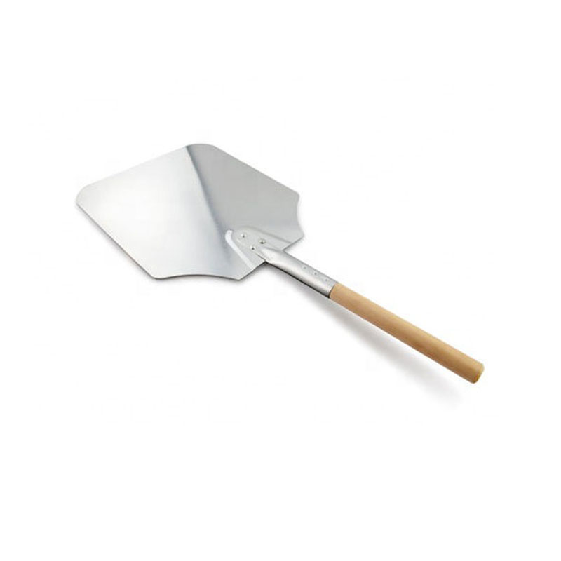 Customizable Pizza Peel Tray Long Wooden Handle Aluminum Large Pizza Baked Spatula Shovel