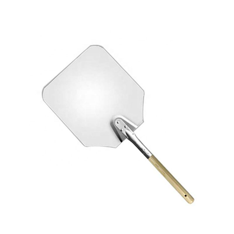 Customizable Pizza Peel Tray Long Wooden Handle Aluminum Large Pizza Baked Spatula Shovel