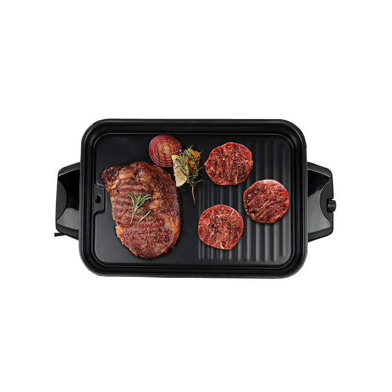 Electirc baking pan electric barbecue grill non-stick tabletop kitchen BBQ Grill