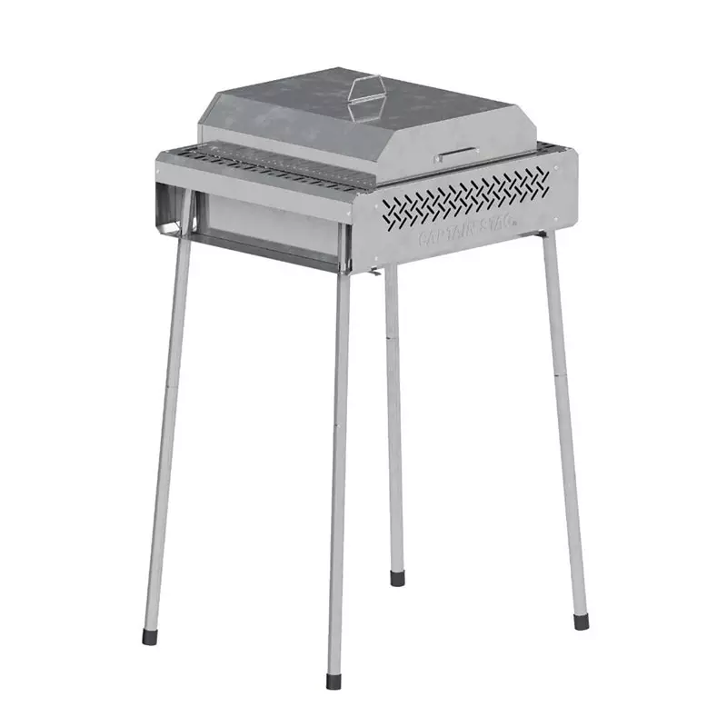 Outdoor Portable Folding Charcoal Grill barbecue stove stainless steel camping heating fire pit