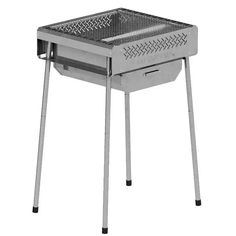 Outdoor Portable Folding Charcoal Grill barbecue stove stainless steel camping heating fire pit