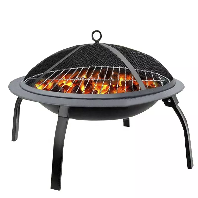 Courtyard iron charcoal bbq grill fire pit outdoor garden household picnic barbecue stove