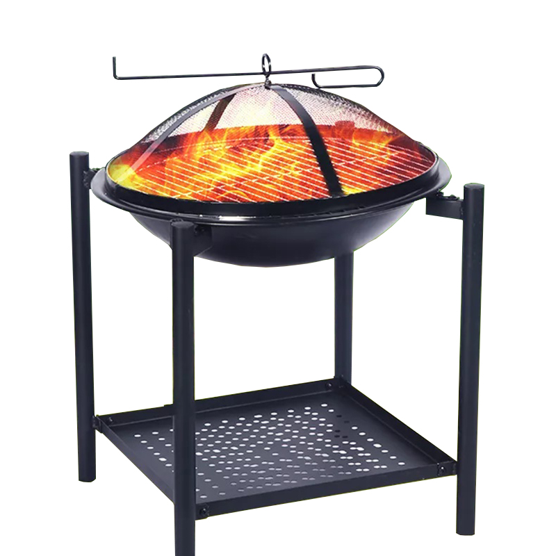 Large Size Outdoor Cooking Picnic Camping Heating Stove Fire Pit Home Party Backyard Patio Charcoal BBQ Grill