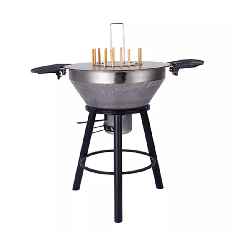 Commercial Smokeless Roast Chicken Kebabs Barbecue Grill Outdoor Camping Charcoal Flat Plate Teppanyaki Grill